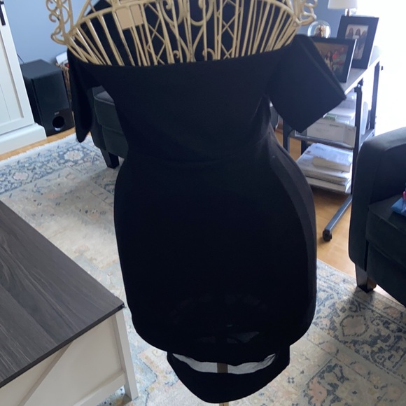 Elegant evening black dress - Picture 3 of 8